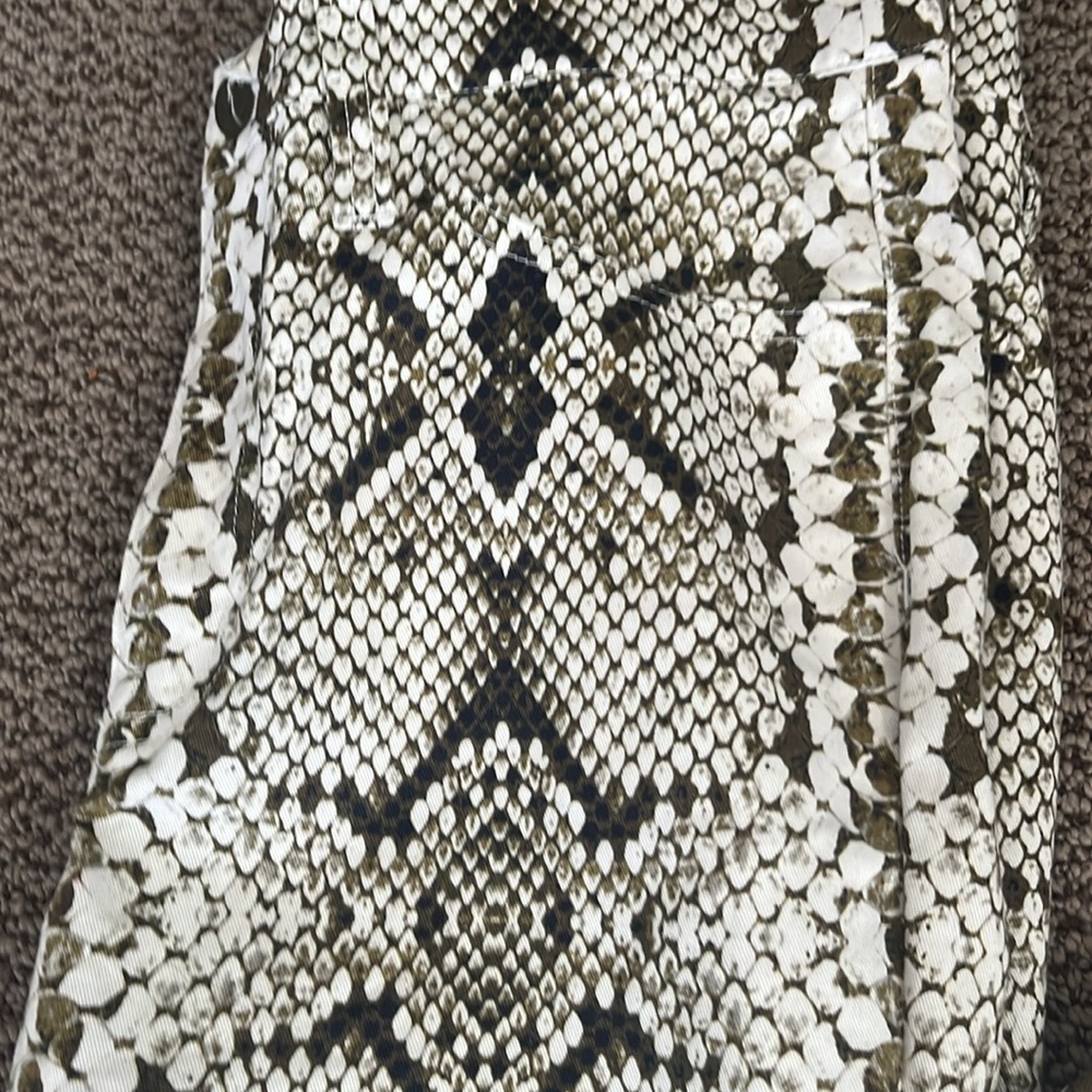J. Crew green snake skin pant - Picture 9 of 9